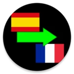 spanish to french translator android application logo